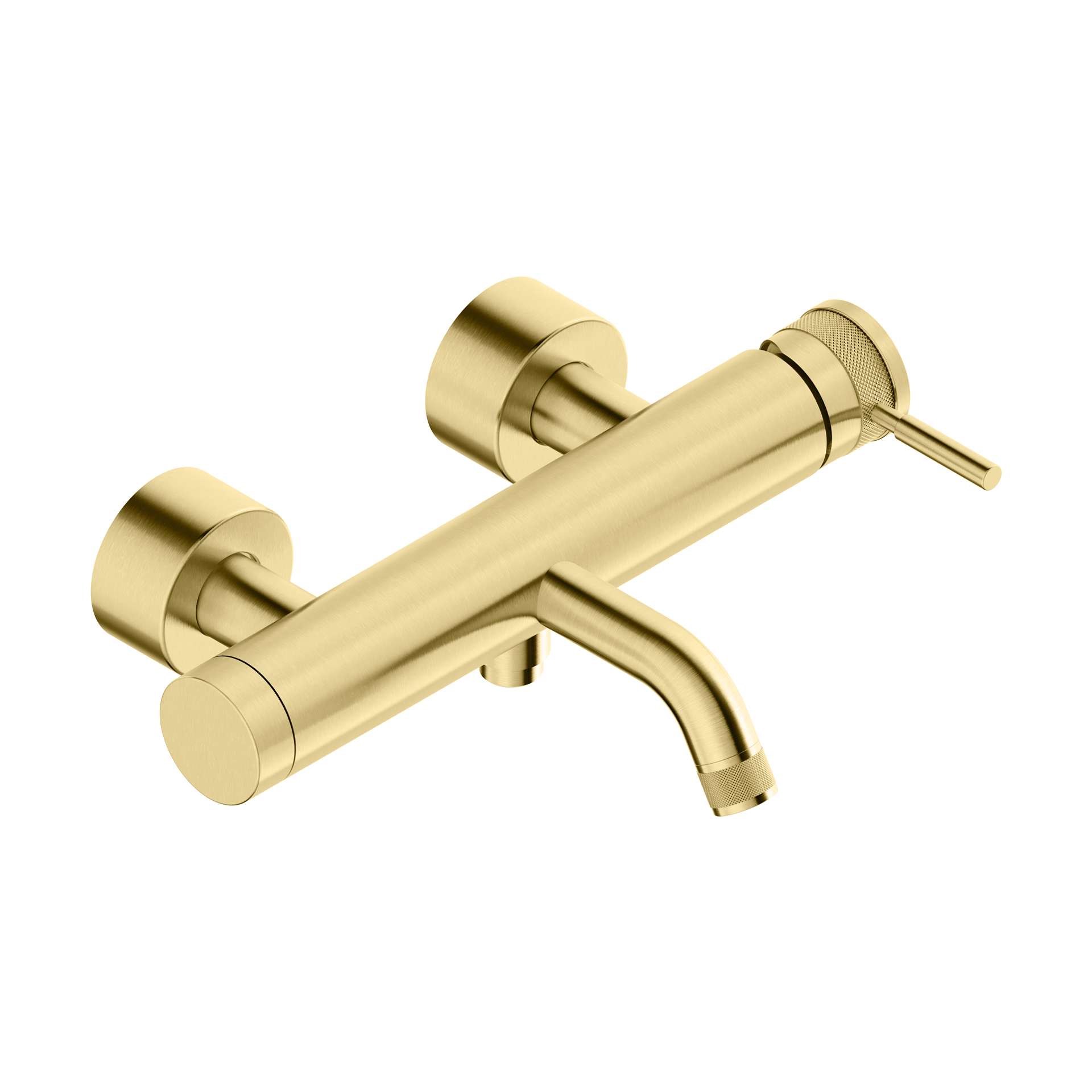 Tubico Volga miscelatore esterno vasca in acciaio inox 316L oro Made in Italy T84011G
