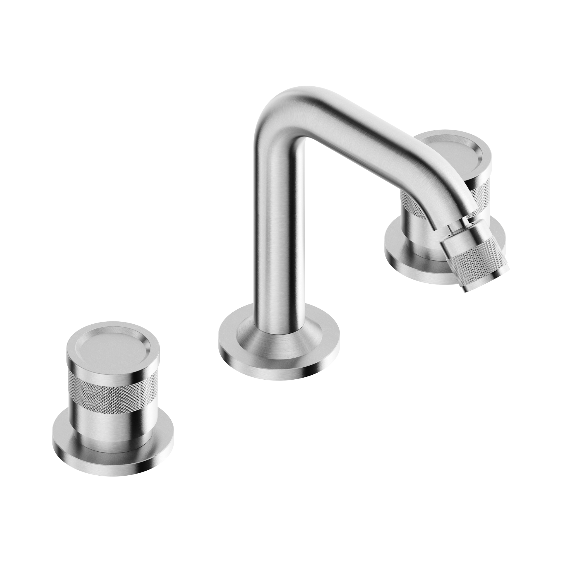 Tubico Volga Miscelatore per bidet 3 fori in acciaio inox 316L satinato Made in Italy T84053S