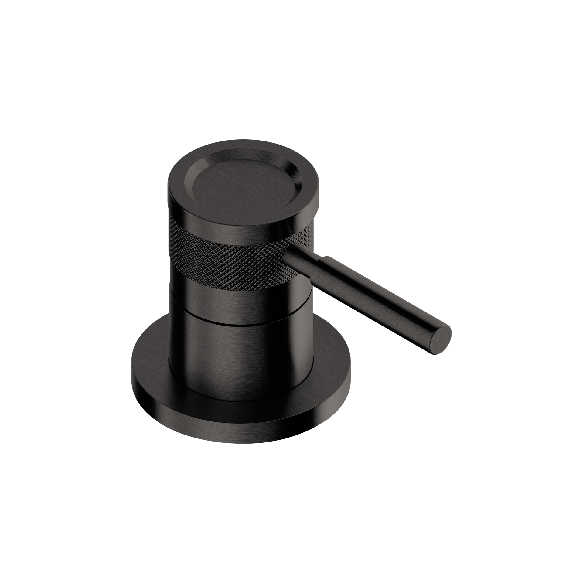Tubico Volga miscelatore comando remoto da piano in acciaio inox 316L nero Made in Italy T84140B