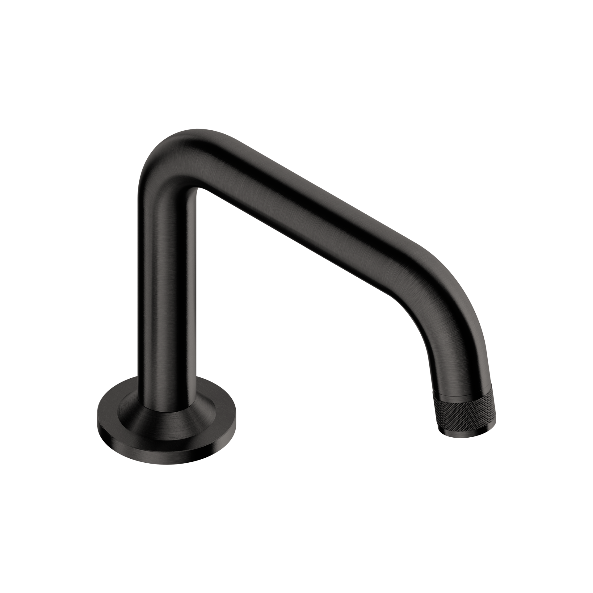 Tubico Volga bocca di erogazione da piano in acciaio inox 316L nero Made in Italy T84181B