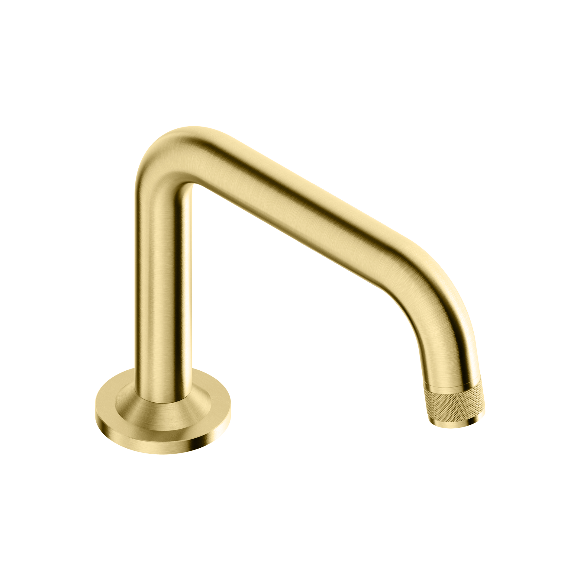 Tubico Volga bocca di erogazione da piano in acciaio inox 316L oro Made in Italy T84181G