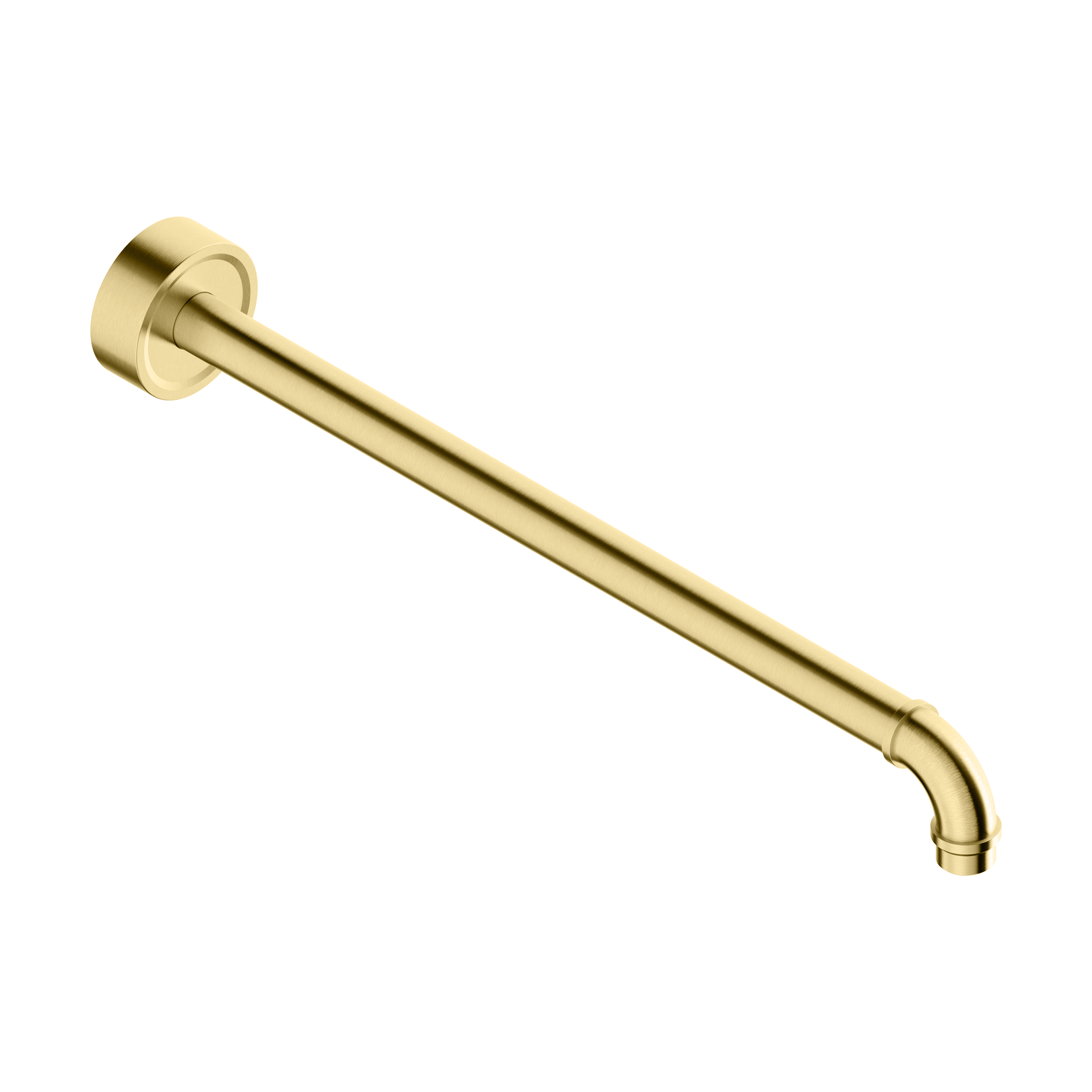 Tubico Volga braccio doccia da 40 cm in acciaio inox 316L oro Made in Italy T84236G
