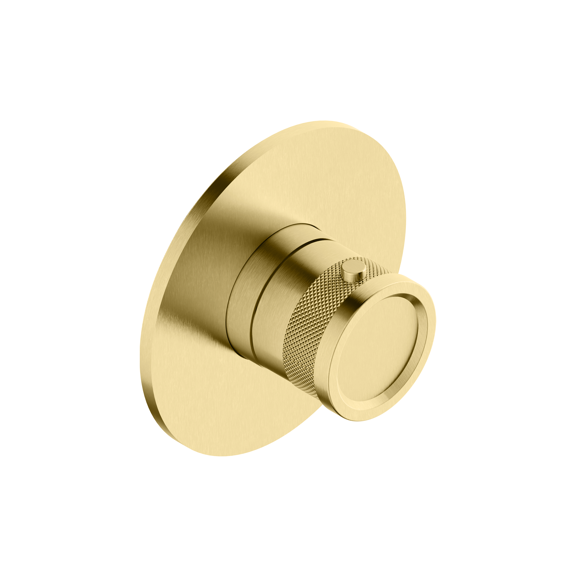 Mitigeur thermostatique 1 voie Tubico Volga en acier inoxydable 316L doré Fabriqué en Italie T84935G