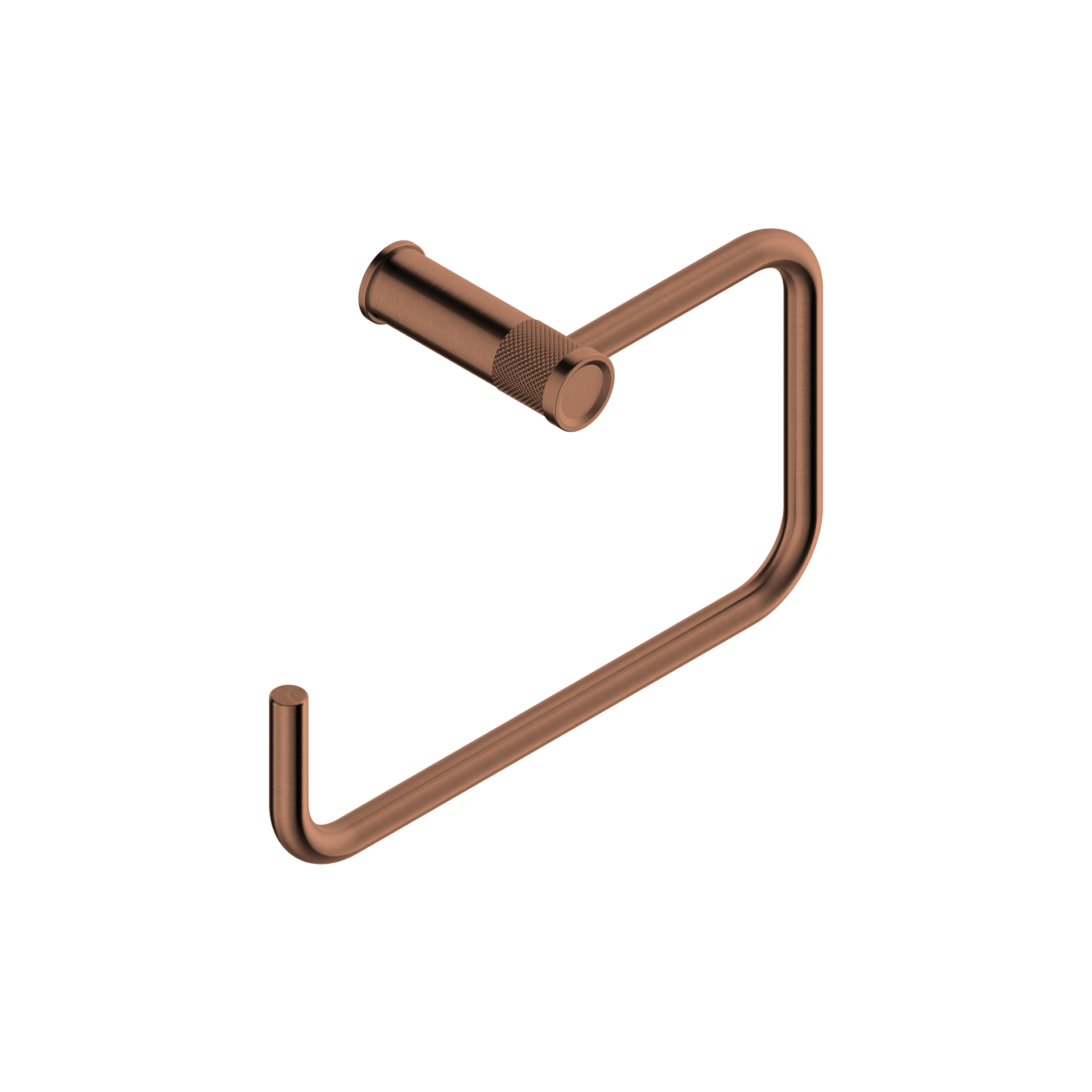 Tubico Volga porta salvietta ad anello in acciaio inox 316L rame Made in Italy T85008C