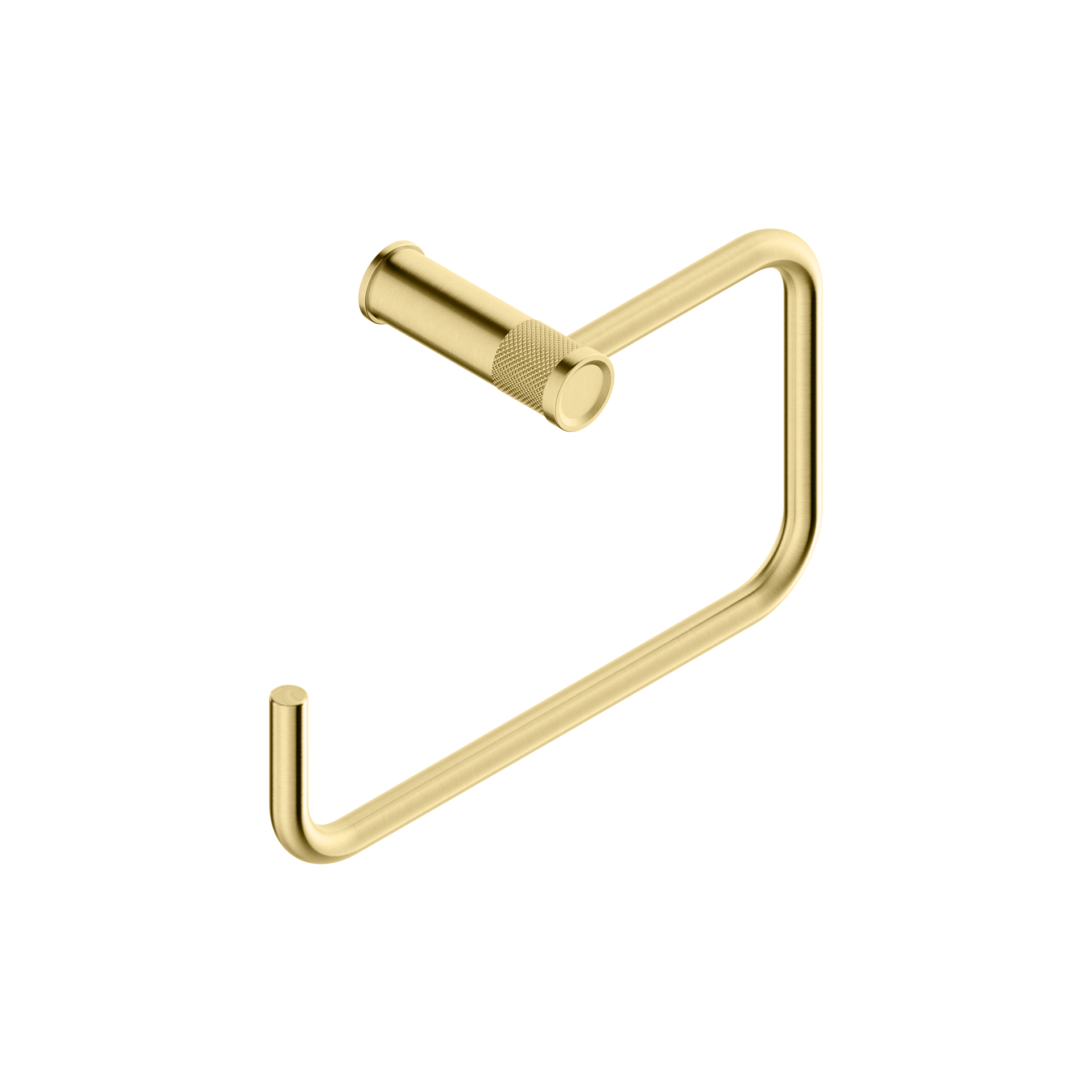 Tubico Volga porta salvietta ad anello in acciaio inox 316L oro Made in Italy T85008G