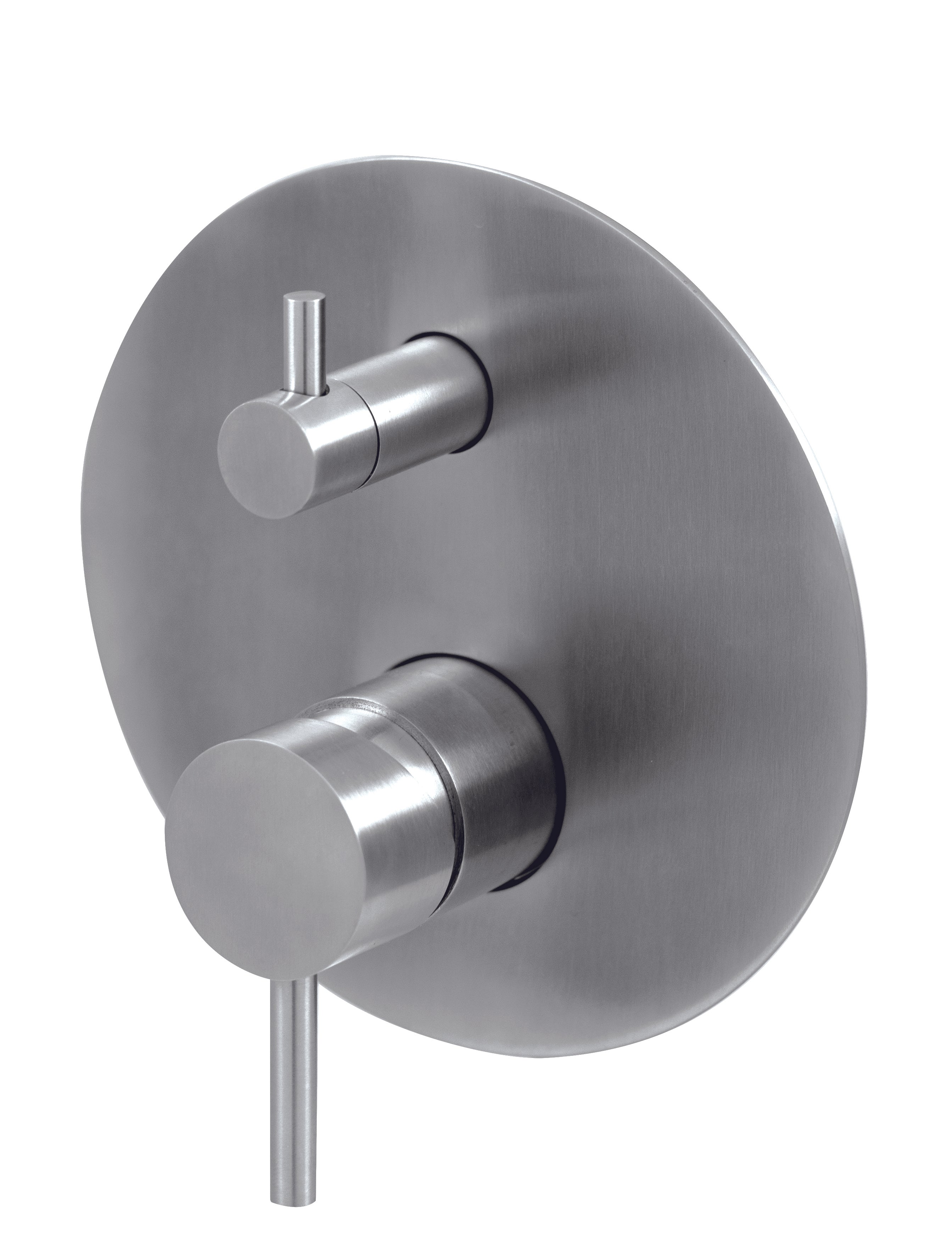 Tubico Nilo rubinetto miscelatore per doccia da incasso con deviatore in acciaio inox Made in Italy cod. T20142S