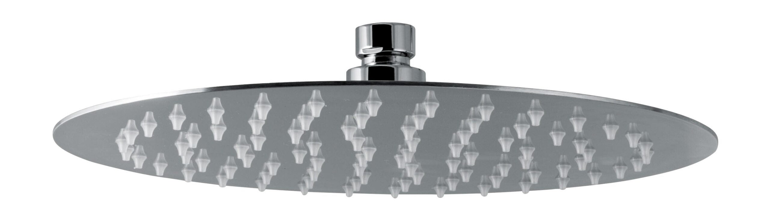 Tubico Soffione doccia tondo ultraslim diametro di 25 cm in acciaio inox 304L - Black PVD - T34072B