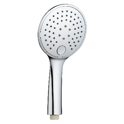 POMME DE DOUCHE ANTI-CALCAIRE 3 JETS AVEC SÉLECTEUR À BOUTON-POUSSOIR