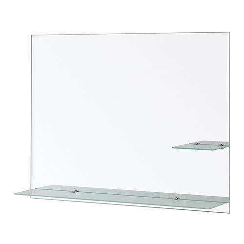 MIROIR RECTANGULAIRE AVEC ÉTAGÈRES 80X60