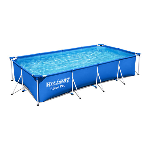 PISCINE HORS SOL RECTANGULAIRE STEEL PRO FRAME