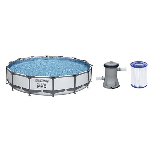 PISCINE RONDE HORS SOL STEEL PRO MAX