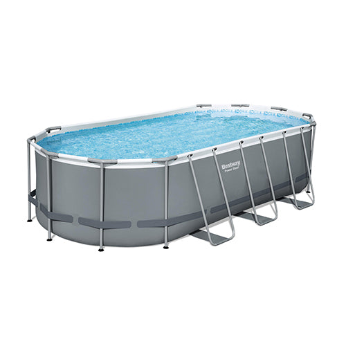 PISCINA POWER STEEL OVALE FUORI TERRA