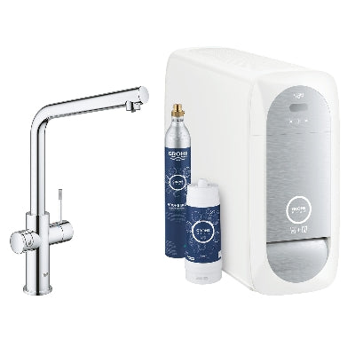 MITIGEUR D'ÉVIER GROHE BLUE HOME AVEC SYSTÈME DE FILTRATION D'EAU