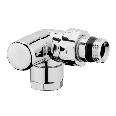 SUPPORT DE MEUBLE D'ANGLE DROIT CHROME POLI