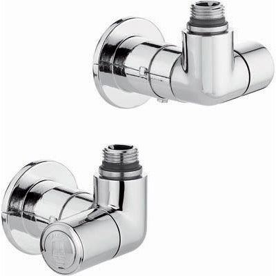 VALVE + DETECTEUR THERMOSTATIQUE RH CARRE CHROME