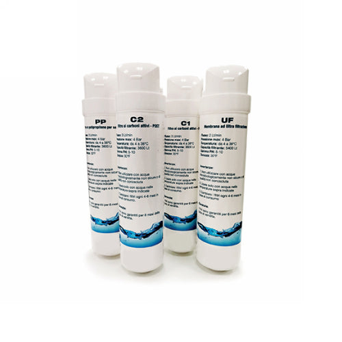 KIT COMPLETO 4 CARTUCCE PER SIMPLY ACQUA