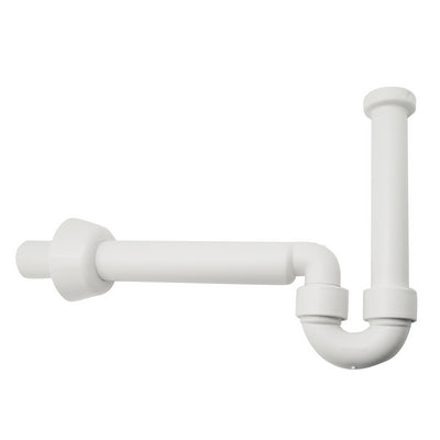 SIPHON "S" POUR BIDET PP BLANC