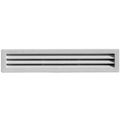 GRILLE ENCASTRÉE AVEC MAILLE L. 305 X H. 60 MM