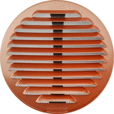 GRILLE RONDE EN MÉTAL AVEC RESSORTS ET MAILLE D.125-160 MM