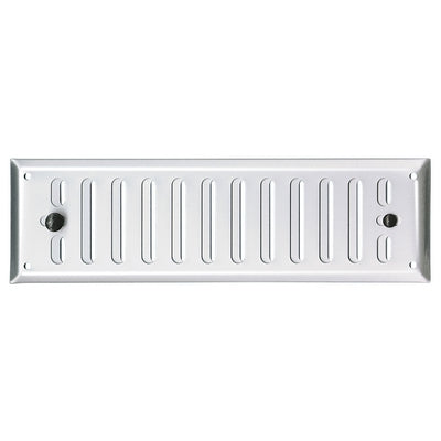 GRILLE RECTANGULAIRE EN ALUMINIUM AVEC DISTRIBUTEUR ET BOUTON EN MÉTAL