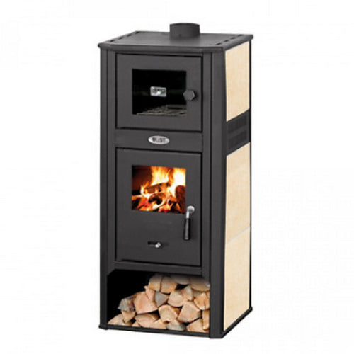 POÊLE À BOIS AVEC FOUR LUCREZIA 12-13 KW