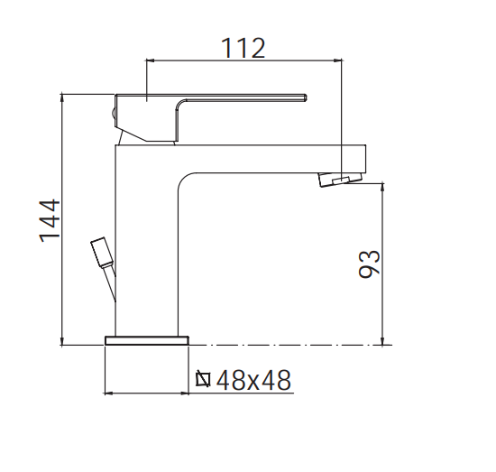 Paffoni Elle rubinetto miscelatore lavabo cod. EL071CR