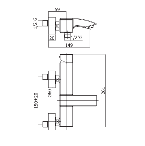Paffoni Level rubinetto miscelatore vasca con accessori cod. LEC023CR