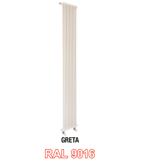 Termotech Greta scaldasalviette radiatore termoarredo 2000 x 835 bianco interasse 1970