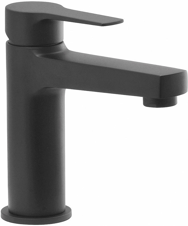 Gaboli Luigi Khuga Black rubinetto miscelatore lavabo nero opaco senza scarico
