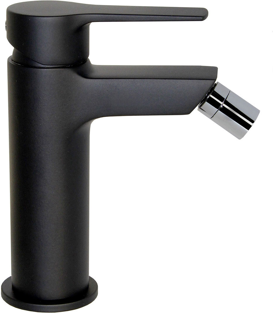 Gaboli Luigi Khuga Black rubinetto miscelatore bidet nero opaco con scarico