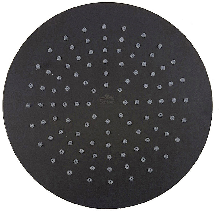 Paffoni Master soffione doccia in metallo diametro 22,5 nero opaco